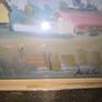 Vintage oil painting of a village Image 3