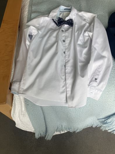 boys navy communion suit