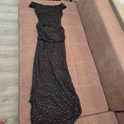 Elegant glitter drop shoulders party dress, size 10