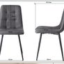 Round Glass & Chrome Dining Table with 2 Chairs (Can Sell Separately) Image 8