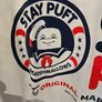 Last Exit To Nowhere Ghostbusters Stay Puft Baseball Top Large Image 3