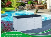 main image for ad BRAND NEW 265 L Garden Furniture Storage Box Outdoor Furniture Protective Cover Garden Deck Box Cabinet Cover Waterproof Durable Storage