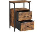 Bedside table with 2 drawers