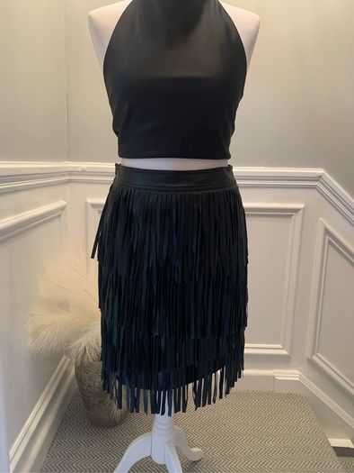 Loavies faux leather skirt. Size S
