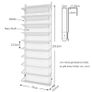 Brand New TZAMLI Over-the-Door Shoe Rack with 10 Tiers, Hanging Shoe Cabinet Image 2