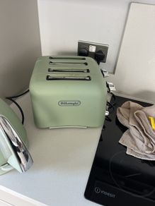 Toaster Delonghi Green Retro