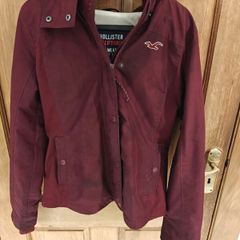 Hollister California All-Weather Jacket - Burgundy/Maroon (Size S)