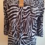 Cecil Animal Print Tunic Top Blouse New With Tags Black & Blue Guest Holidays Size XS UK10 Payment By REVOLUT or PAYPAL Image 5