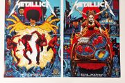 Metallica M72 Dublin 19th / 21st June - 2 x A3 Posters (Reprints)