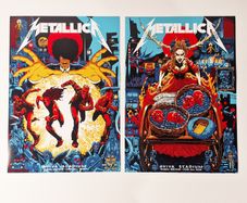 Metallica M72 Dublin 19th / 21st June - 2 x A3 Posters (Reprints)