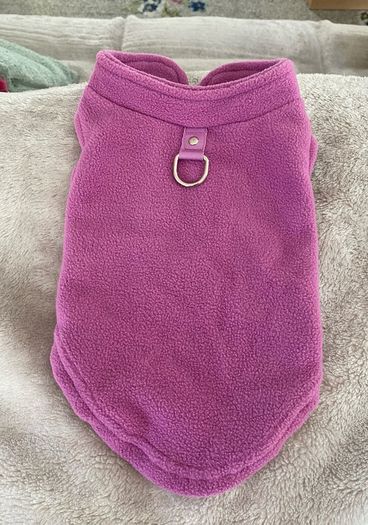 Purple/Lilac Dog Fleece Jumper/Jacket/Coat Size Medium BNWOT