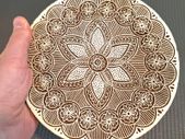 Large Wooden Handmade Printing Block Stamp Block Decorative Textiles Crafts Tattoo 20cm