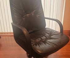 Black Leather Office Chair
