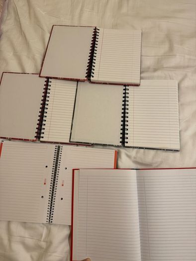 Notepads x5 A5 size new