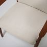 Vintage Danish Teak and White Boucle Armchair by Grete Jalk, 1960s. Image 10