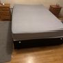 Double Bed with Mattress, Good Condition Image 2
