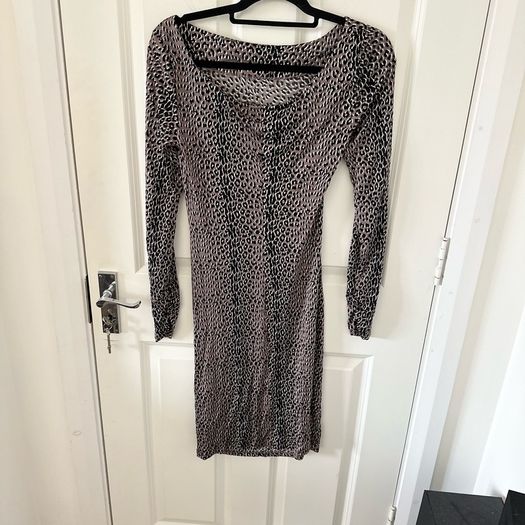 L.K.Bennett Silk Animal Print Dress UK10