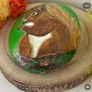 Handpainted Squirrel Rock Image 3