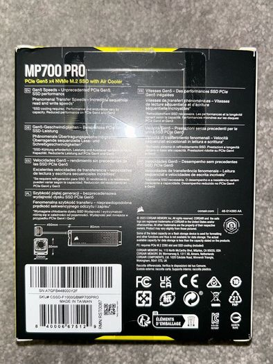 Corsair MP700 Pro 1TB M.2 Gen 5