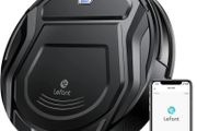 Robot Vacuum Cleaner, Small Robot Robotic Vacuum 7.6cm Thin 28cm DIA, 2000 Pa Suction, Alexa Voice Control Self-Charging Robotic Vacuum Ideal for Pet Hair Hard Floor and Carpet (FREE POSTAGE)