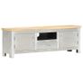 Aviator TV Cabinet 120x30x40 cm Solid Mango Wood Image 7
