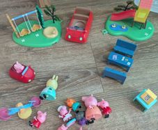 Peppa Pig toys, jigsaw and soft toys