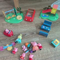 Peppa Pig toys, jigsaw and soft toys