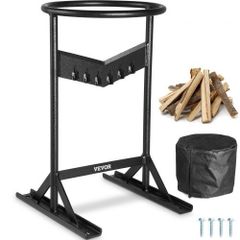 NEW SALE | Wood Splitter, XL Log Splitter for 8.6" Dia. Wood, Portable "V" Shaped Finger-safty Firewood Cutter, Heavy-duty Solid Steel Wedge Manual Log Maker, With Protection Bag for Home Campsite