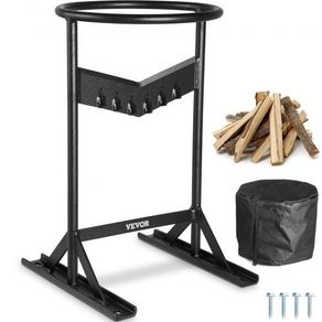 NEW SALE | Wood Splitter, XL Log Splitter for 8.6" Dia. Wood, Portable "V" Shaped Finger-safty Firewood Cutter, Heavy-duty Solid Steel Wedge Manual Log Maker, With Protection Bag for Home Campsite
