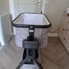 Electronic glide bedside crib by Baby Elegance