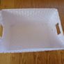 White Woven Storage Basket for Sale Image 2