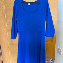 Cobalt dress large with stretch