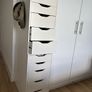 2x IKEA ALEX Drawer Units, white Image 2