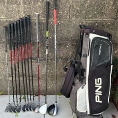 Full set of golf clubs