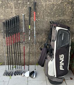 Full set of golf clubs