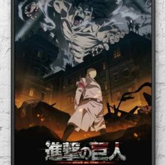 Attack on Titan Anime Wall Posters Lot of 3 - Sealed (The Final Season)