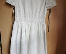 NEW - Handmade cotton lace dress UK 10