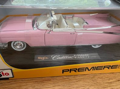 Diecast model Pink Cadillac Eldorado
