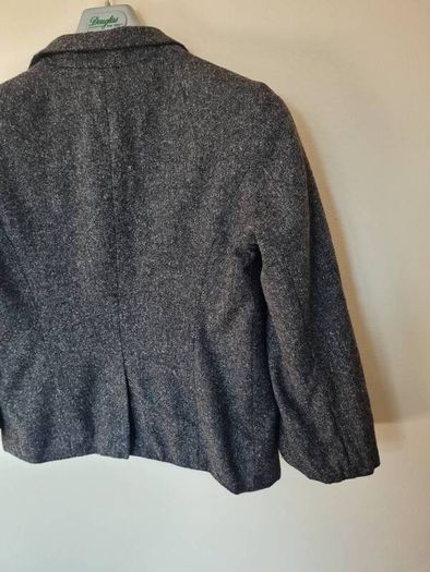 Tommy hilfigher wool blazer size 10 grey button up in excellent condition