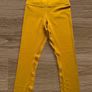 Lululemon Size 6 high-waisted leggings in a rich mustard / golden tone Image 4