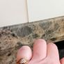 9ct gold ring with cz stones Image 2