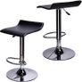 _2 High Height stools Set of 2 Swivel Bar and Kitchen Stool with Footrest Image 5