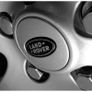 x4 LAND ROVER 63mm Silver/Black Hub Cover Center Wheel Caps Image 3