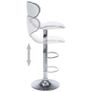 NEW SALE | Bar Stools 2 pcs White Faux Leather Image 4