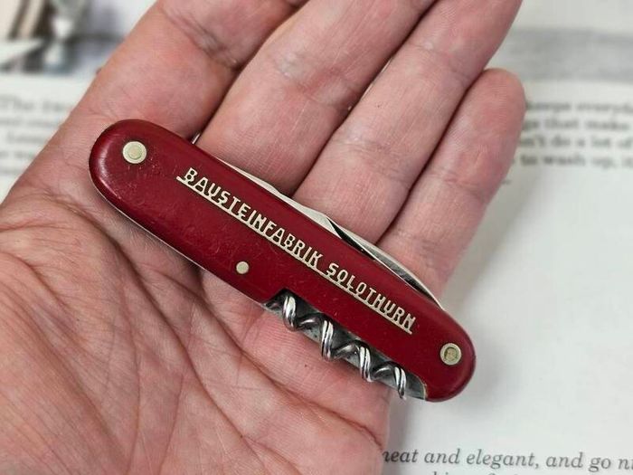 1940s Swiss Army Officier Knife Wengerinox Retired 82mm Model Rare Collectable