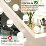 Vanity Mirror Hollywood Mirror with Lights 18 LED With USB Charging Port Bluetooth Speaker 80x58 Image 6