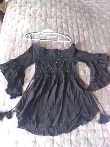 Black Off the shoulder top/dress