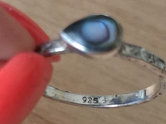 Silver ring size M