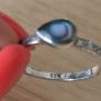 Silver ring size M Image 6
