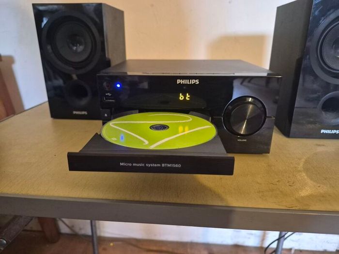 Mini CD Player and Bluetooth.  Micro Music System